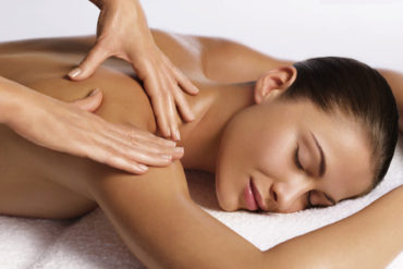 The use of essential oils for massage